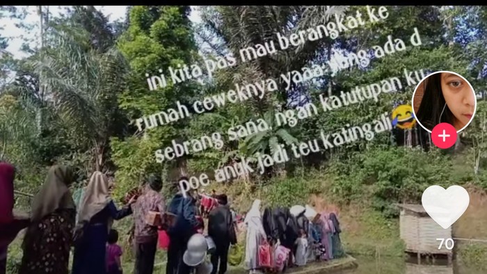 Seserahan ala Sunda, Bawa Pisang, Kerupuk sampai Rengginang Pakai Pikulan