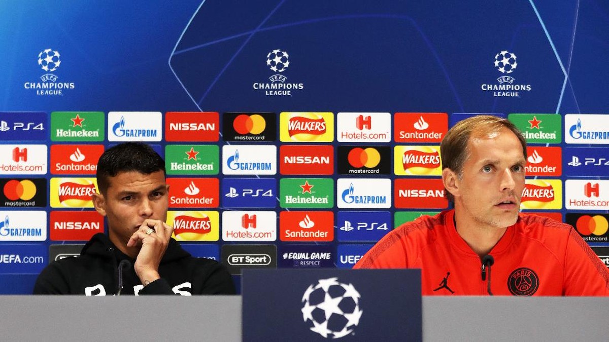 Potensi Reuni Kikuk Thiago Silva-Thomas Tuchel di Chelsea. (Foto: Getty Images/Mark Robinson)