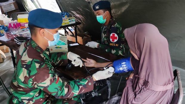TNI AU angkut 17 ton bantuan berupa sembako dan tenda darurat untuk korban gempa Sulbar dan banjir Kalsel (dok Dispenau)