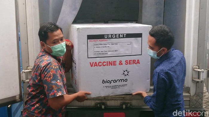 Trenggalek dan Tulungagung Terima Ribuan Dosis Vaksin COVID-19