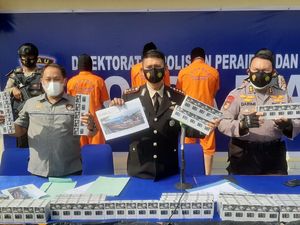 Polda Riau Gagalkan Peredaran 230 Ribu Batang Rokok Ilegal, 3 Orang Diciduk