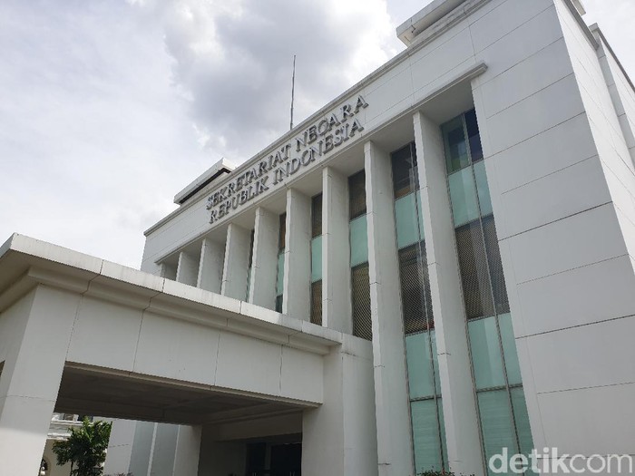 Ilustrasi Gedung Setneg di Jakarta