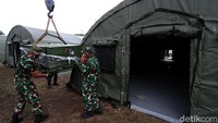Diperkirakan rumah sakit darurat COVID-19 tersebut akan dioperasikan pada pekan depan.