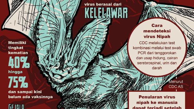 Infografis: Virus Nipah Malaysia Disebut Calon Pandemi Baru