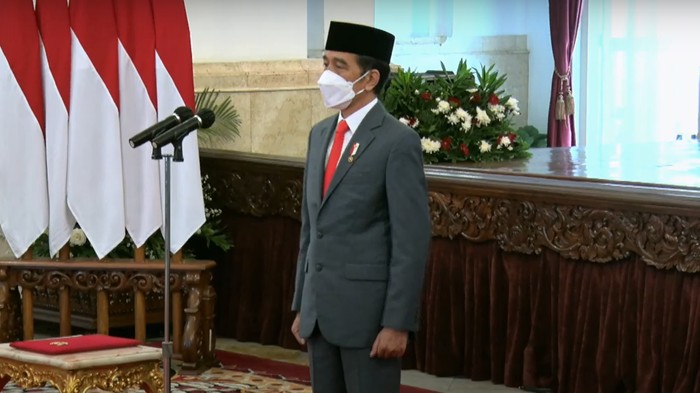 Jokowi Lantik Listyo Sigit Prabowo Jadi Kapolri
