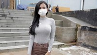 Maria Vania mengaku butuh waktu lama untuk memiliki penampilan tersebut. Foto: Noel/detikhot