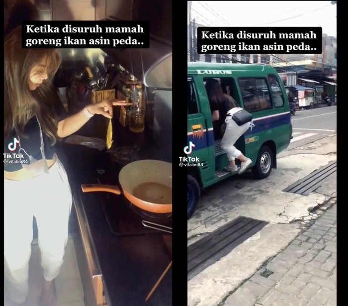 Ngakak! Disuruh Goreng Ikan Asin, Wanita Ini Kabur Naik Angkot Ngakak! Disuruh Goreng Ikan Asin, Wanita Ini Kabur Naik Angkot