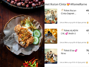 Restoran Ayam Geprek Ini Tawarkan Menu Serba Ikatan Cinta
