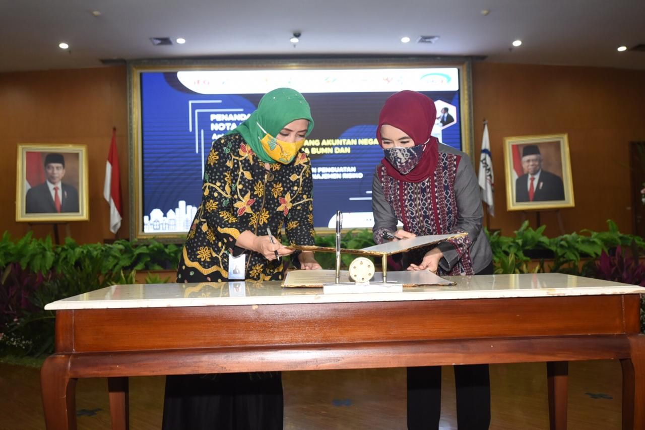 PT Pertamina (Persero) siap mendukung langkah Kementerian BUMN pada kerjasama dengan Badan Pengawasan Keuangan dan Pembangunan (BPKP) dalam rangka meningkatkan akuntabilitas serta mencegah praktik korupsi di lingkungan Badan Usaha Milik Negara (BUMN). (Dok: BUMN)