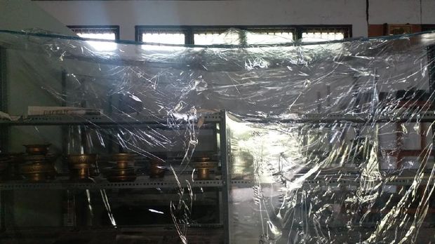 Sejumlah koleksi barang antik milik Museum Taman Budaya Sultra hilang akibat dibobol maling (dok. Istimewa).