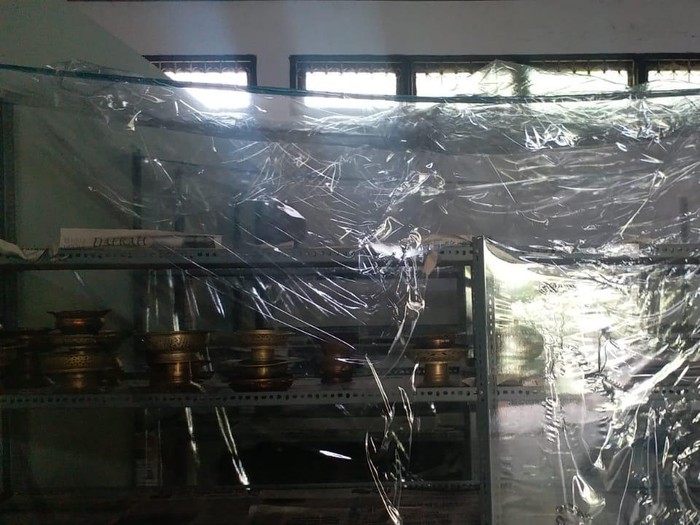 Sejumlah koleksi barang antik milik Museum Taman Budaya Sultra hilang akibat dibobol maling (dok. Istimewa).