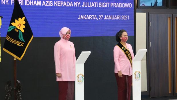Serah terima jabatan Kapolri dari Jenderal Idham Azis ke Jenderal Listyo Sigit Prabowo