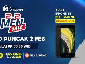 Banjir Diskon bagi Lelaki Sejati di Promo Puncak Shopee 2.2 Men Sale