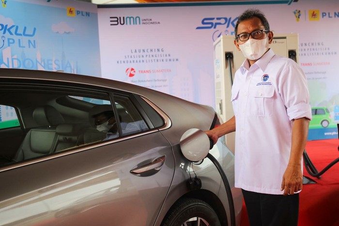 SPKLU Mobil Listrik di Tol Trans Sumatera