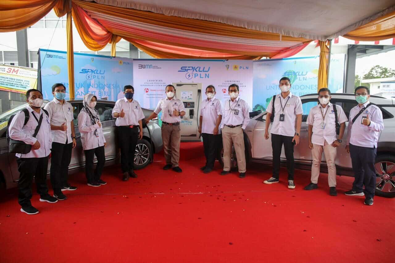 SPKLU Mobil Listrik di Tol Trans Sumatera