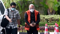 Siswadi, salah satu tersangka kasus suap ekspor benih lobster atau benur menjalani pemeriksaan di KPK, Jakarta, Rabu (27/1/2021).