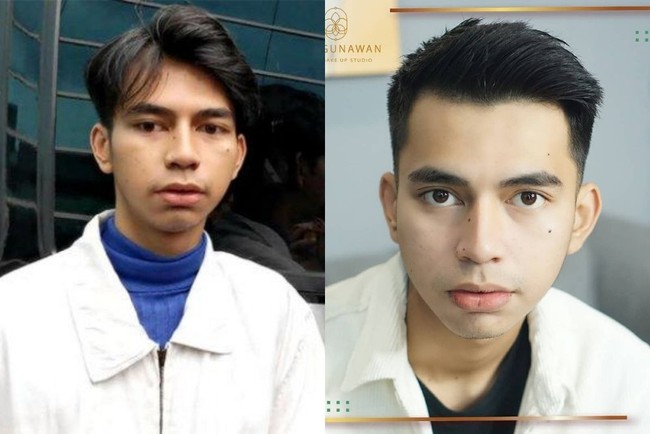 Dimas Ahmad juga mendapat kesempatan untuk di-make over oleh Ivan Gunawan. Penampilannya kini menjadi terlihat lebih menawan dan bersih. Bagaimana menurutmu? Foto: instagram.com/ivangunawan_studio