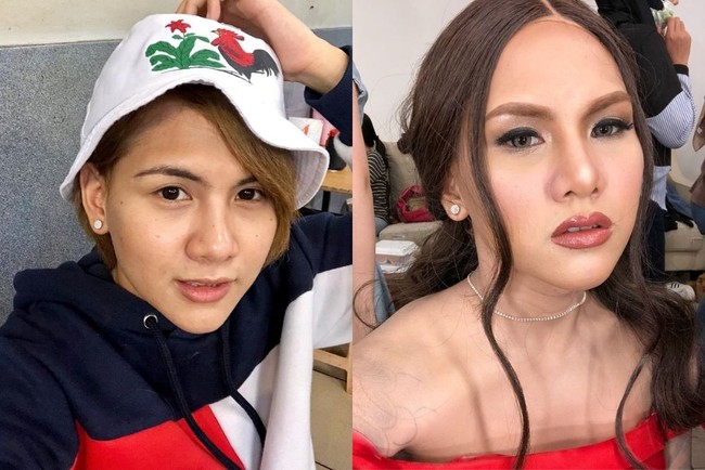 Kerap kali tampil dengan gaya tomboy, Eveline Nada Anjani terlihat manglingi setelah di-make over oleh Ivan Gunawan. Mantan istri Aming itu terlihat jauh lebih feminim dan cantik dengan rambut panjang dan pulasan makeup di wajahnya. Foto: instagram.com/evelinnadaanjani