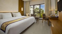 Hotel ini punya lima tipe kamar, yang ini Deluxe Room. (Grand Inna Kuta)