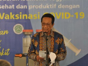 Sultan Targetkan Vaksinasi Corona untuk Nakes di Yogya Rampung Februari