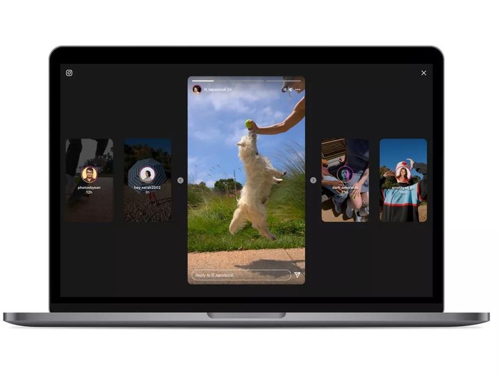 Instagram Stories untuk desktop dapat tampilan baru