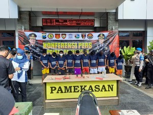10 Orang Komplotan Pencuri Kotak Amal di Pamekasan Diringkus