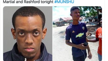 Para pemain MU tampil payah semalam, termasuk Martial dan Rashford. Foto: istimewa