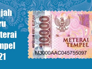 Begini Wajah Meterai Rp 10.000