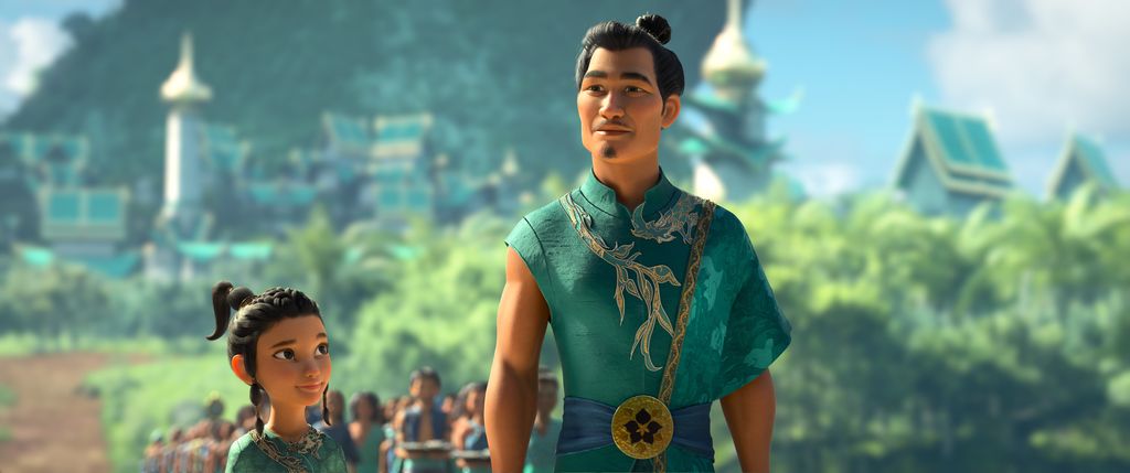 Raya seeks the help of the legendary dragon, Sisu. Seeing what's become of Kumandra, Sisu commits to helping Raya fulfill her mission in reuniting the lands. Featuring Kelly Marie Tran as the voice of Raya and Awkwafina as the voice of Sisu, Walt Disney Animation Studios' 