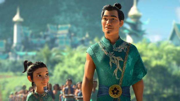 Raya seeks the help of the legendary dragon, Sisu. Seeing what's become of Kumandra, Sisu commits to helping Raya fulfill her mission in reuniting the lands. Featuring Kelly Marie Tran as the voice of Raya and Awkwafina as the voice of Sisu, Walt Disney Animation Studios' 