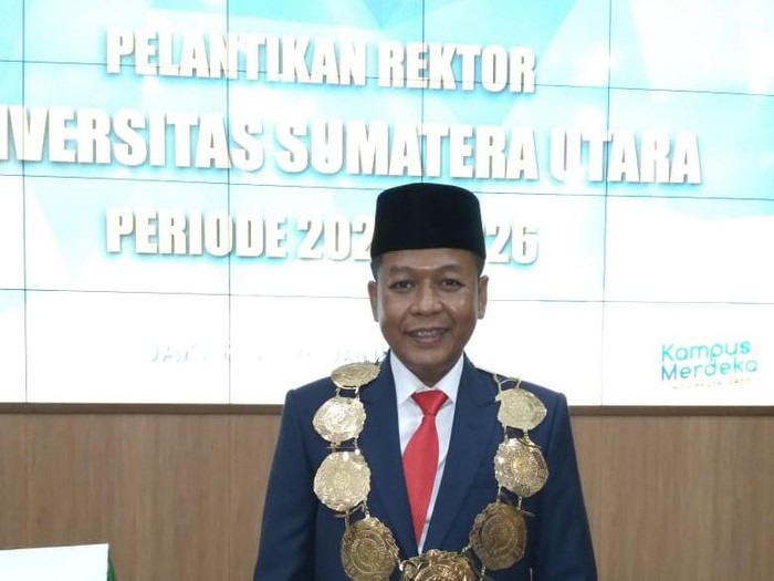 Rektor USU Muryanto Amin