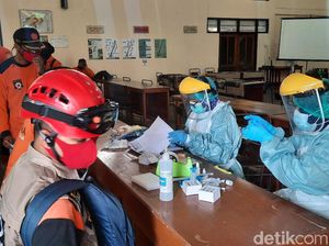 Relawan Gunung Merapi di Sleman Dites Antigen, 1 Orang Positif