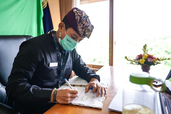 Sandiaga Uno berkantor di Bali,Kamis (28/1)