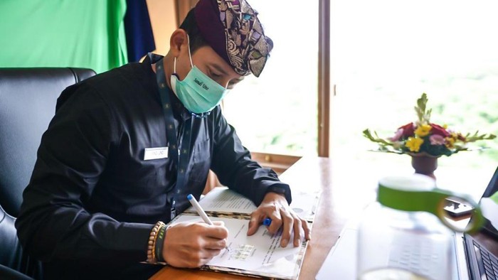 Sandiaga Uno berkantor di Bali,Kamis (28/1)