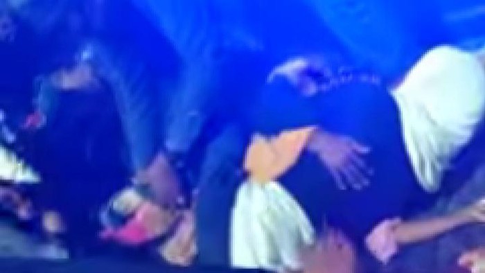 Screenshot viral pria-wanita pelukan hingga gencet di Sumut (dok. Istimewa)