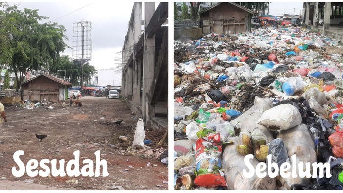 Tumpukan sampah di Pekanbaru (Raja Adil-detikcom)