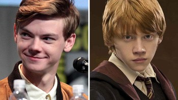 Thomas Brodie-Sangster ternyata juga audisi untuk peran Ron Weasley. Seperti yang diketahui, yang terpilih adalah Rupert Grint. Foto: via Bored Panda