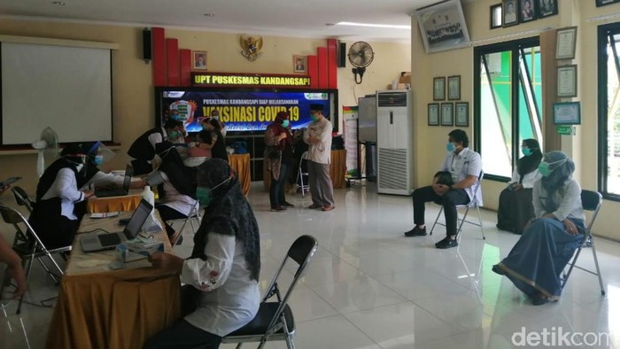 1.544 SDM Kesehatan Kota Pasuruan Disuntik Vaksin Hari ini
