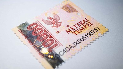 Begini Lho... Tampilan Meterai Rp 10.000