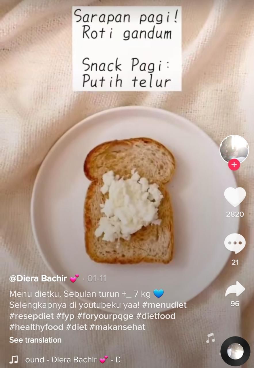 Diera Bachir Turun 20 Kg dalam 4 Bulan, Ini Menu Dietnya