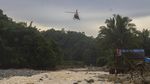 Suku Dayak Meratus Korban Banjir Kalsel Dipasok Logistik Lewat Udara