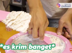 Edho Zell Bikin Es Krim Pakai Ayam KFC, Gimana Rasanya?
