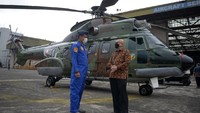 Direktur Niaga PTDI, Ade Yuyu Wahyuna mengatakan, helikopter Super Puma NAS332 C1+ akan dioperasikan oleh Skadron Udara 6 Lanud Atang Sendjaja, Bogor. Istimewa/Dok. PTDI.
