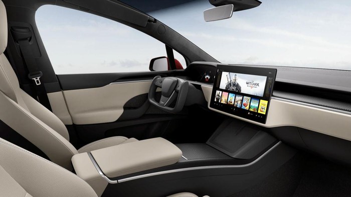 Interior Terbaru Tesla Model S