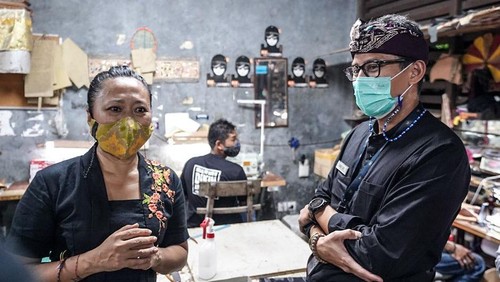 Ni Luh Djelantik bertemu Sandiaga Uno, Kamis (28/1)