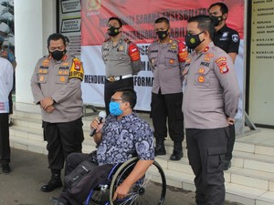 Wujudkan Program Kapolri, Polres Tangsel Bangun Fasilitas Ramah Disabilitas
