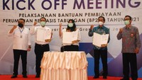 Bank BTN berkomitmen akan menyerap seluruh alokasi tersebut dengan mengandalkan infrastruktur pembiayaan perumahan yang kuat di seluruh Indonesia serta program graduated payment mortgage [GPM] di KPR BP2BT (Bantuan Pembiayaan Perumahan Berbasis Tabungan). Foto: dok. Kemen PUPR