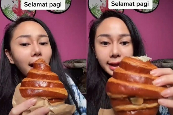 denise chariesta pamer makan croissant denise chariesta pamer harus makan croissant saat sarapan