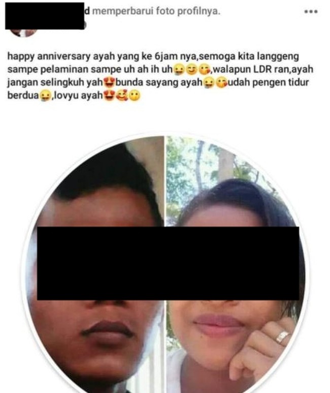 Kalau yang sebelumnya per hari, yang satu ini malah per jam nih ngerayain anniversarynya. Nggak cape apa ya kalau kayak gini? Gimana menurutmu, romantis atau justru bikin geli nih? Foto: Instagram/@rakyat_plus_62