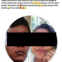 Kalau yang sebelumnya per hari, yang satu ini malah per jam nih ngerayain anniversarynya. Nggak cape apa ya kalau kayak gini? Gimana menurutmu, romantis atau justru bikin geli nih? Foto: Instagram/@rakyat_plus_62